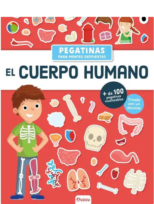 Pegatinas para mentes despiertas. El Cuerpo Humano - Auzou