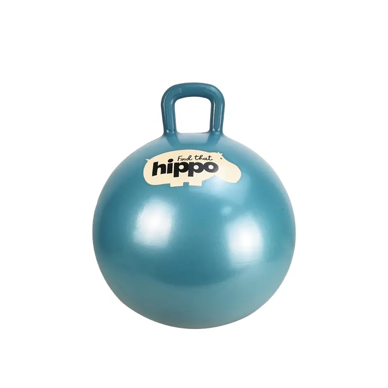 Pelota saltarina azul Hippo