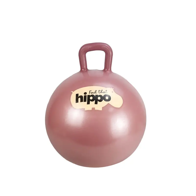 Pelota saltarina rosa Hippo
