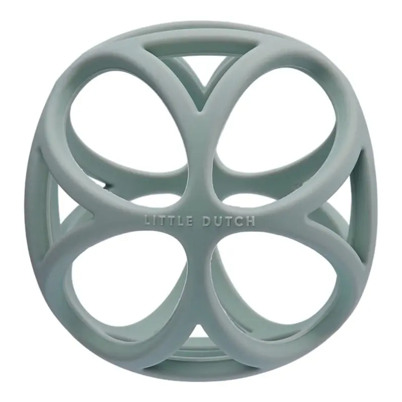 Pelota Sensorial Silicona Azul - Little Dutch