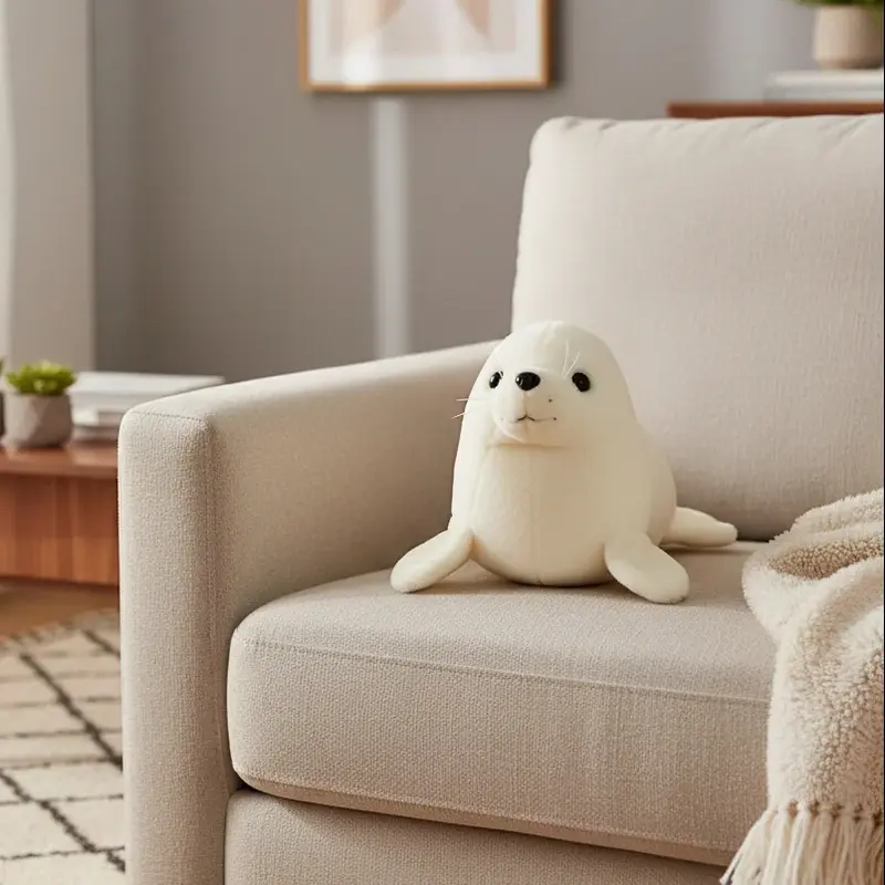 Peluche Bébé Phoque - 25cm