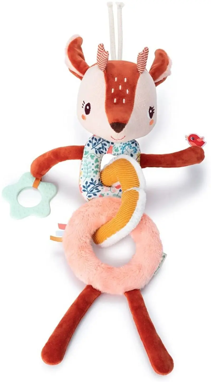 Peluche cadena actividades sensoriales stella - lilliputiens 83429