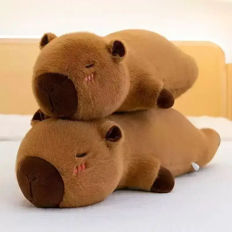 Peluche Capybara Allongé - 50 à 90cm