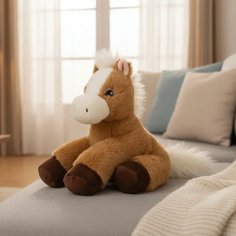 Peluche Cheval Doux - 30cm