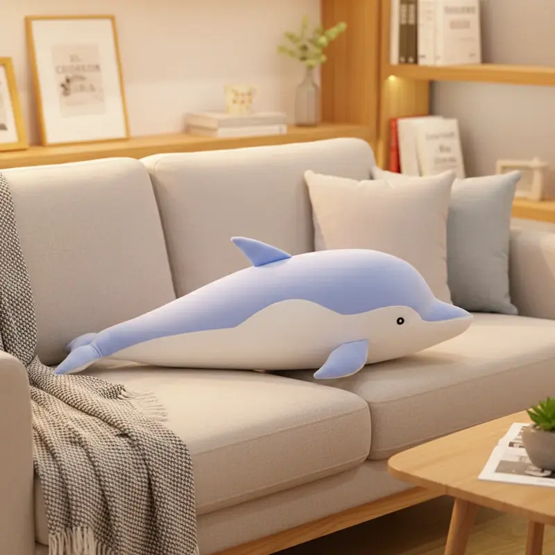 Peluche Dauphin Azur - 30cm