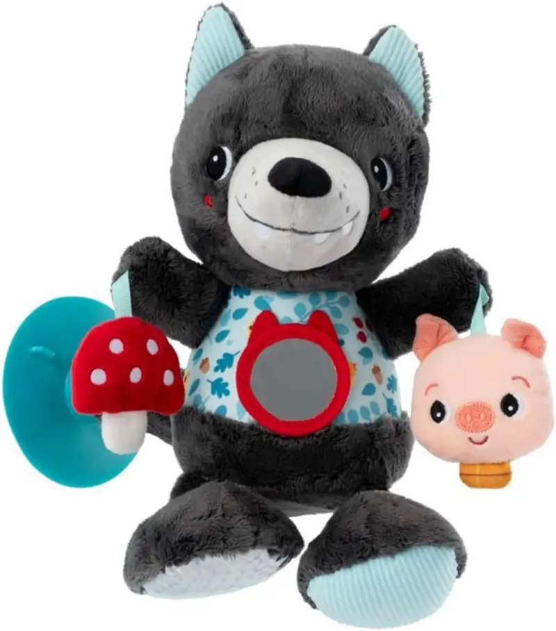 Peluche de actividades nomad louis el lobo - lilliputines 83525