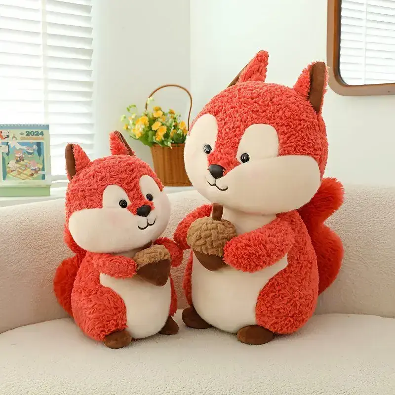 Peluche Écureuil Kawaii - 25cm