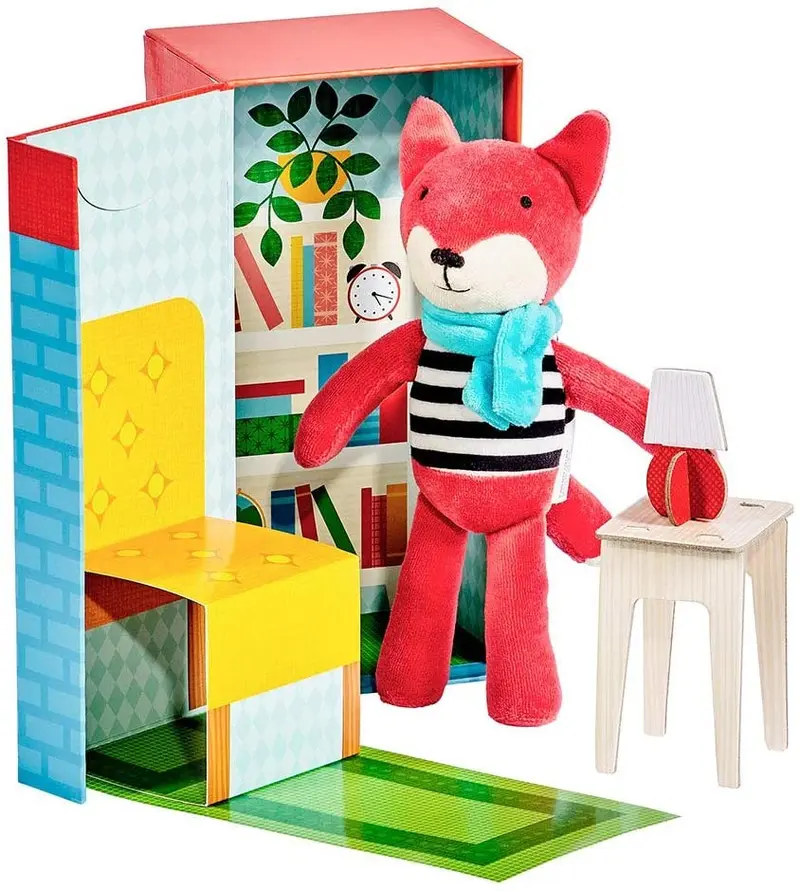 Peluche Frances the Fox - Petit Collage