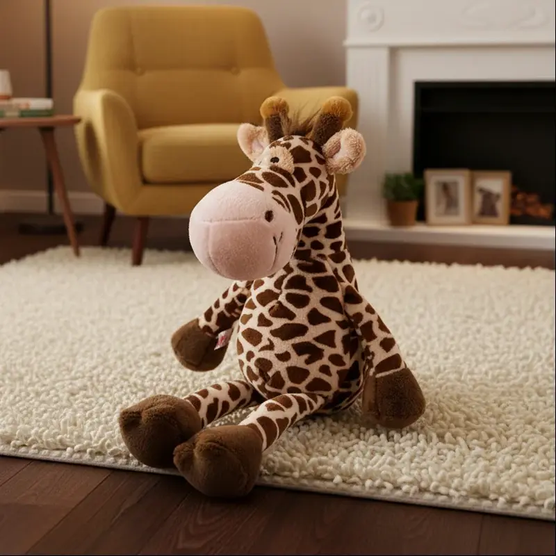 Peluche Girafe Souriante - 30cm