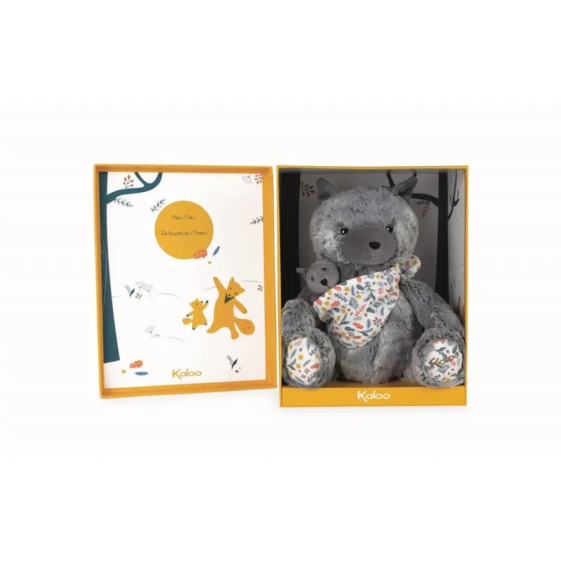 Peluche Mamá Osa Kaloo con Portabebé | Regalo Bebé