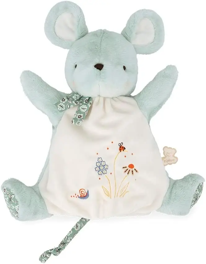 Peluche marioneta ratón verde - kaloo k210003