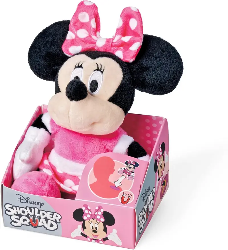 Peluche Minnie Mouse Hombro Magnético 12cm | Shoulder Squad