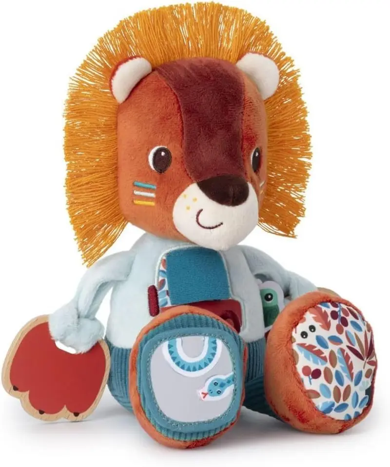 Peluche Multiactividad Jack el León | Lilliputiens 83550