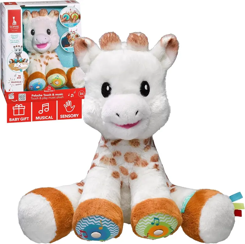 Peluche musical - touch and music - sophie la girafa 230806