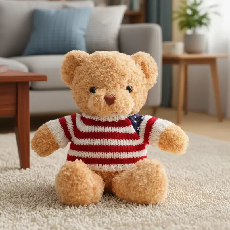 Peluche Ourson Américain - 30cm