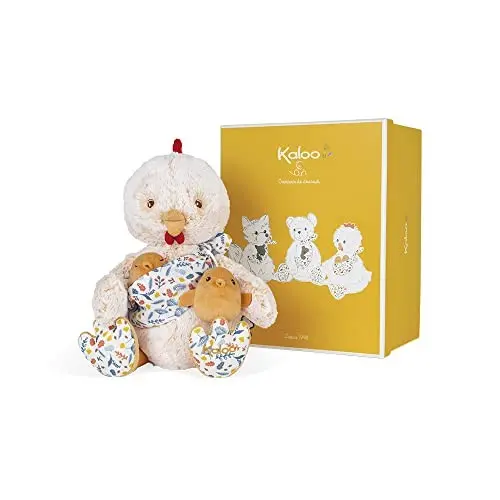 Peluche papá paul pollo de 35 cm - kaloo k971001