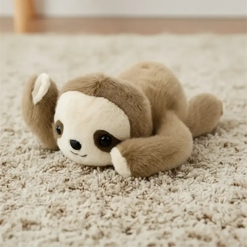 Peluche Paresseux Allongé - 30cm