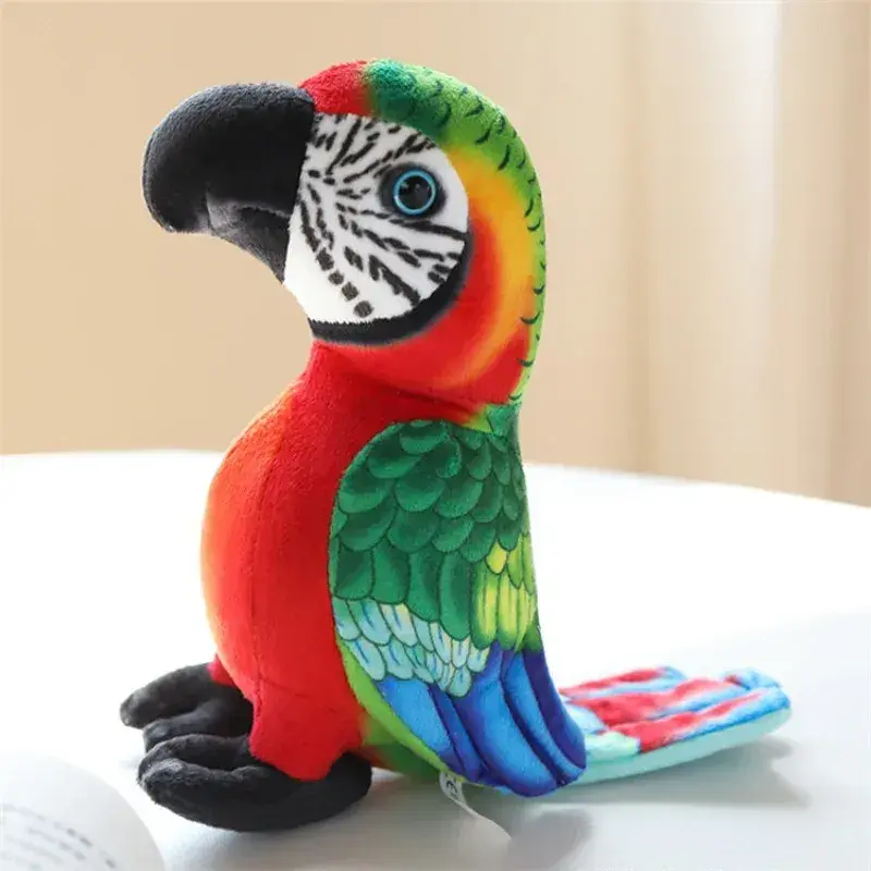 Peluche Perroquet Bavard - 20cm