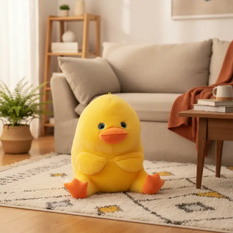 Peluche Petit Canard Jaune - 30cm