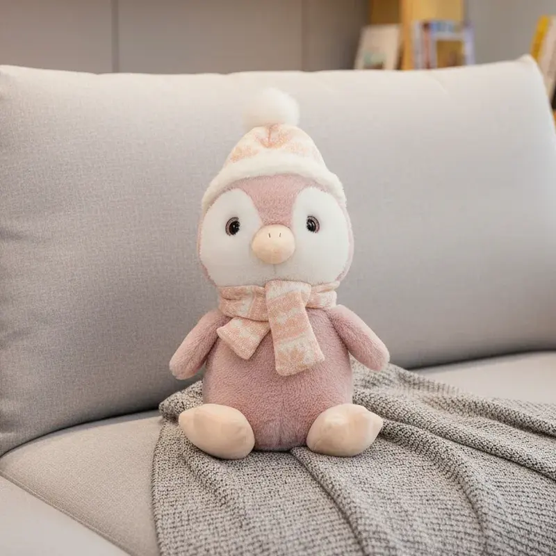 Peluche Pingouin Frileux - 30cm