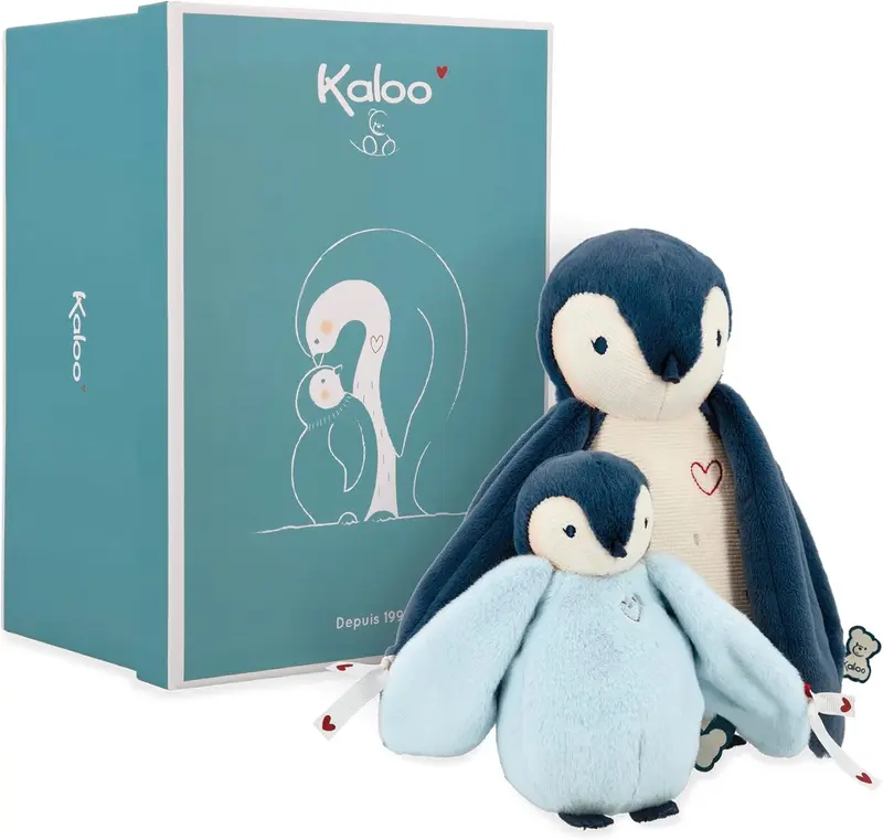 Peluche pinguinos azules felpa - kaloo k212000