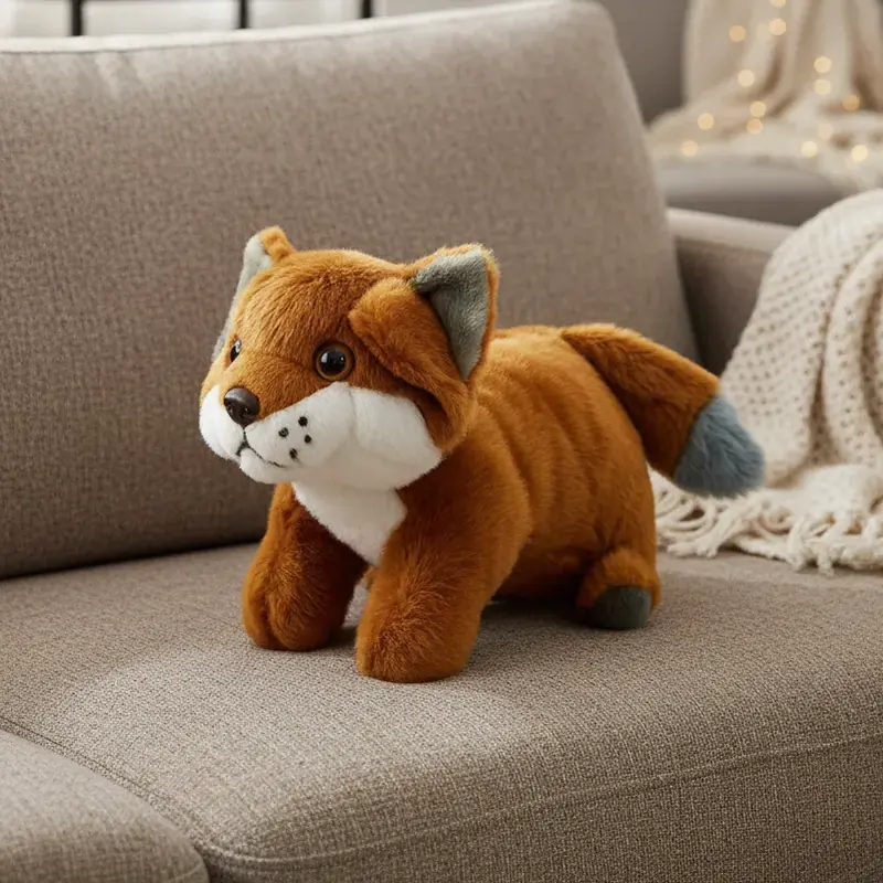 Peluche Renard Réaliste - 30cm
