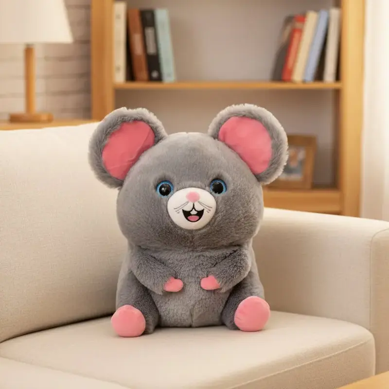 Peluche Souris Souriante - 30cm
