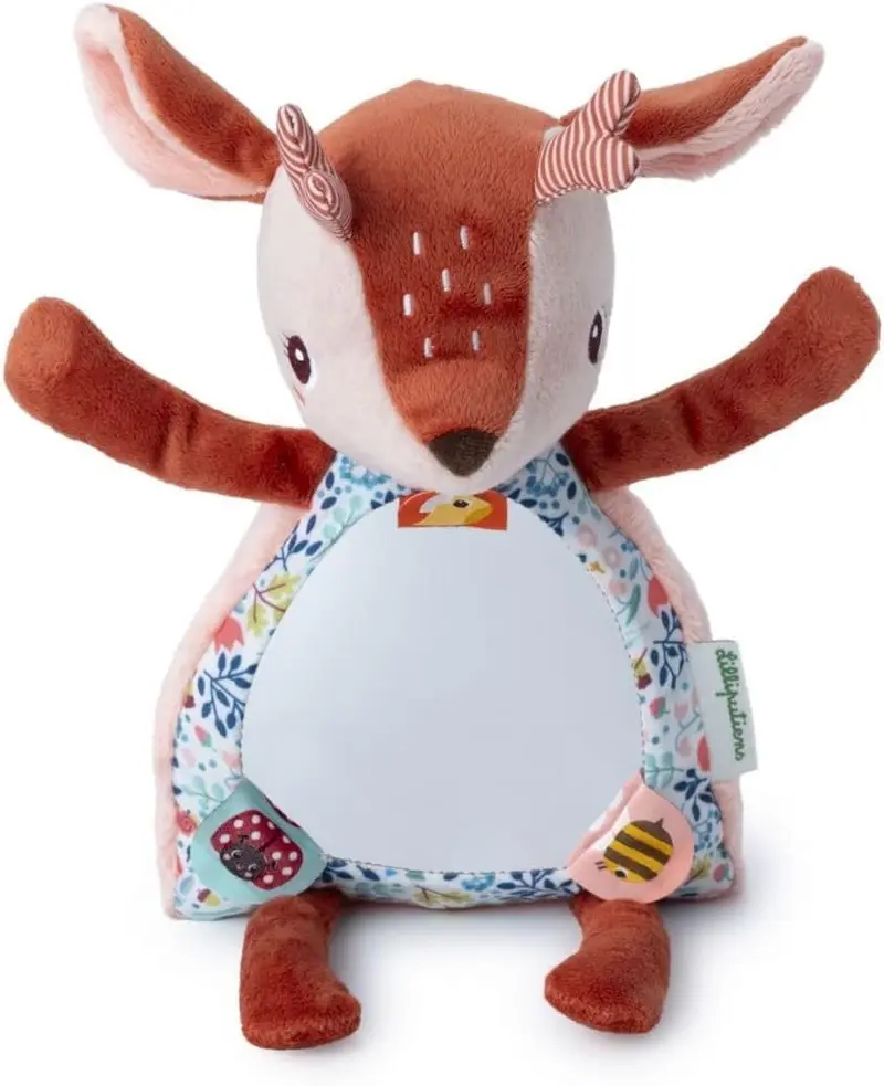 Peluche Stella Cervatillo con Espejo Cucú Lilliputiens 83551 | +6 Meses
