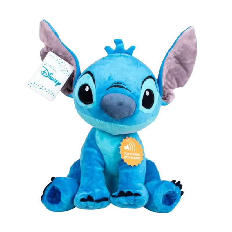 Peluche Stitch Disney con sonido - 20cm