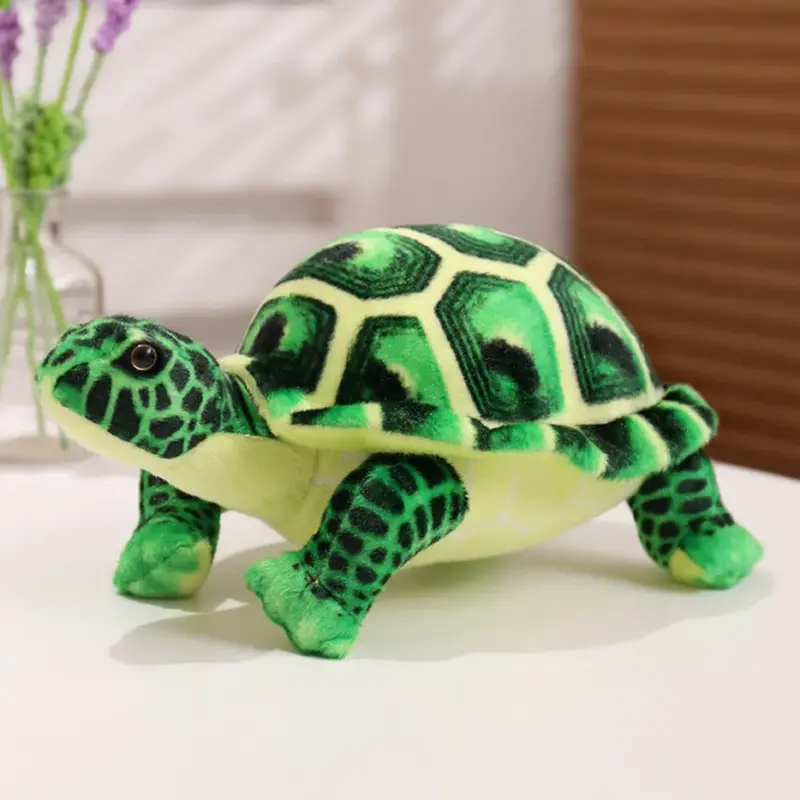 Peluche Tortue Attentive - 25cm