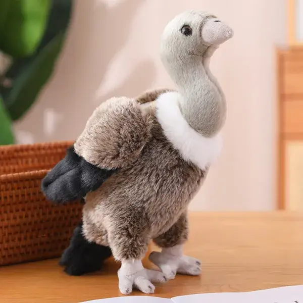 Peluche Vautour Attentif - 25cm