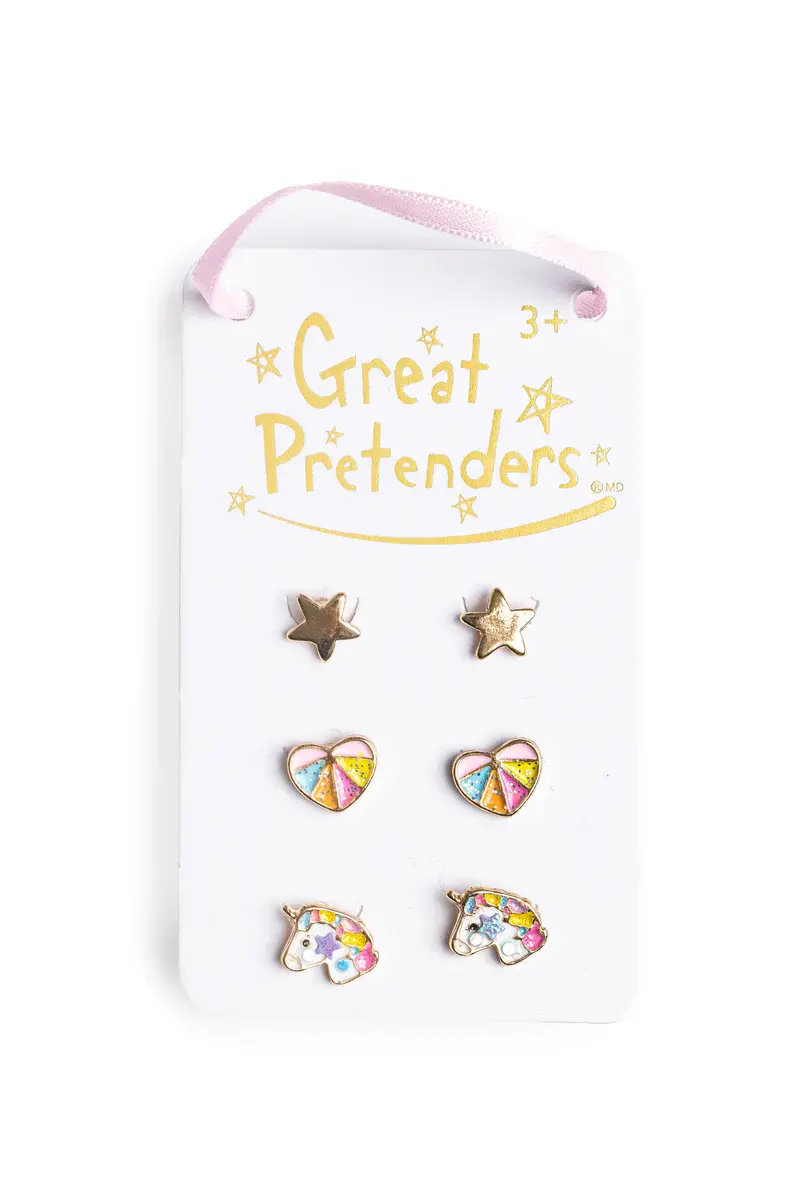 Pendientes alegres con tachuelas - Great Pretenders