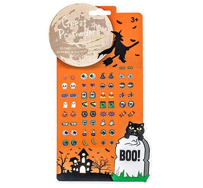 Pendientes de pegatina Halloween