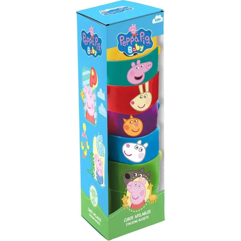 Peppa Pig - Cubos Apilables de Peppa Pig
