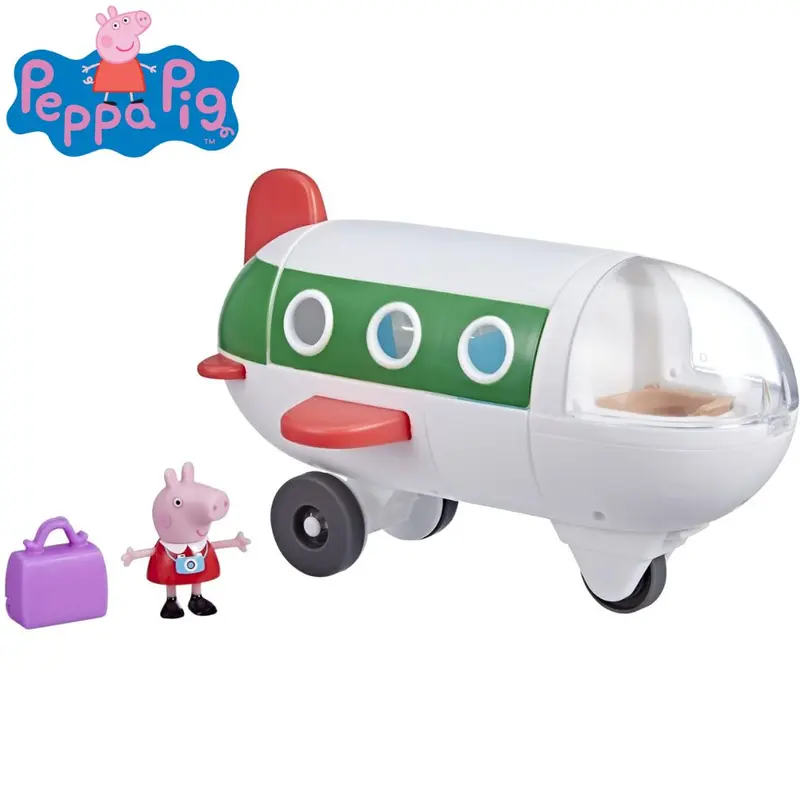 Peppa Pig viaja en avión con figura incluida