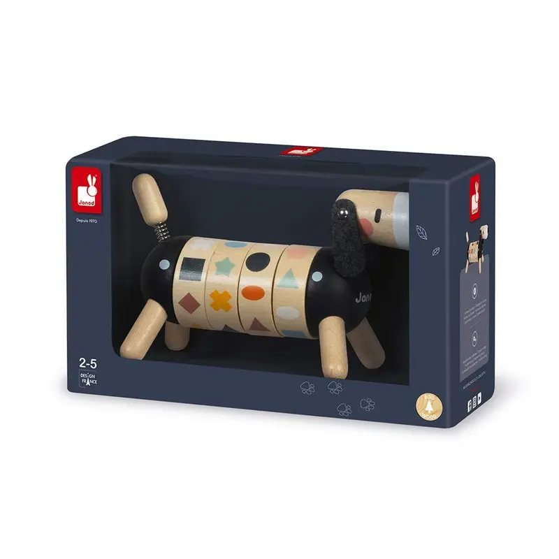 Perrito para aprender formas y colores - janod 04421