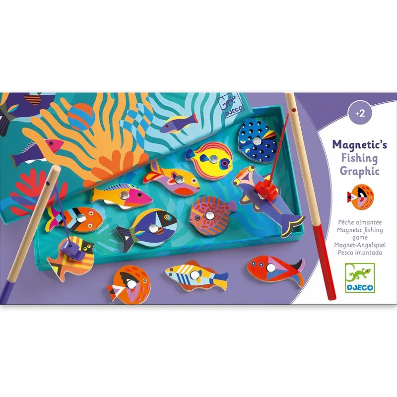 Pesca Magnética Fishing Graphic - Djeco 31658