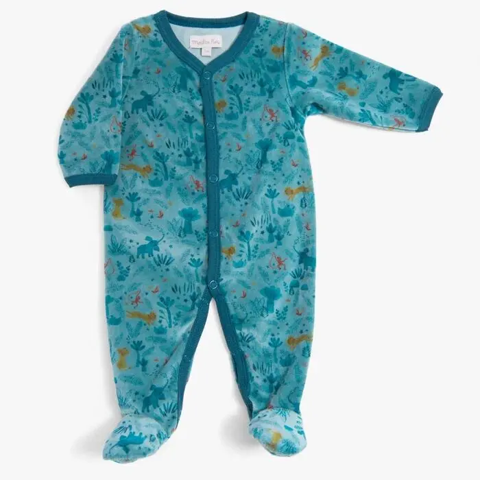 Pijama de terciopelo para bebé — Baobab