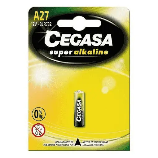 Pila Cegasa Alcalina 12Voltios A27