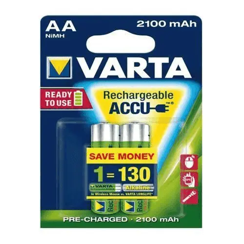 PILA RECARG. 2 UDS.AA 2100MAH.1.2VVARTA