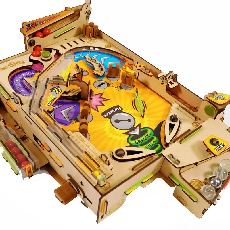 PinBall de Madera Hazlo tu Mismo - Smartivity 501169