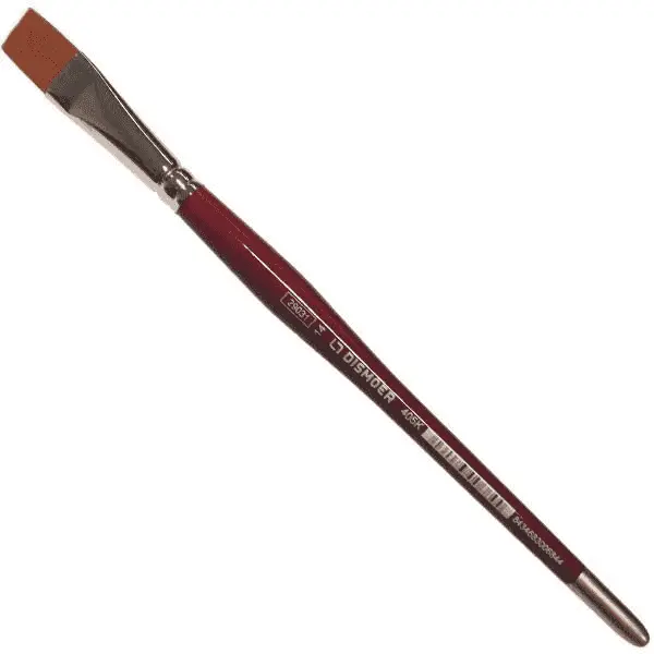 Pincel Toray Plano Nº14 405K Mango Rojo