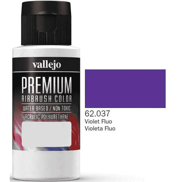 Pintura Aerografo Color Violeta Fluoresc