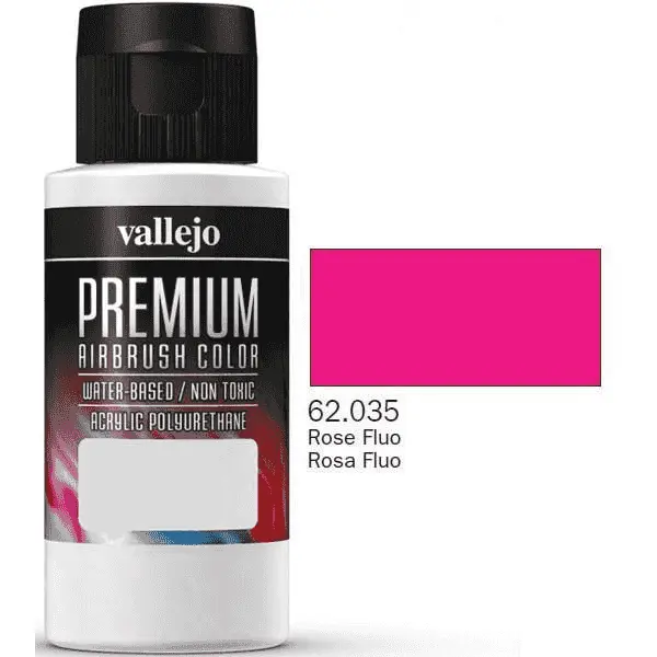 Pintura Aerografo Rosa Fluorescente Vall