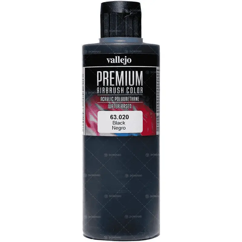 Pintura Color Negro Premium Aerografo