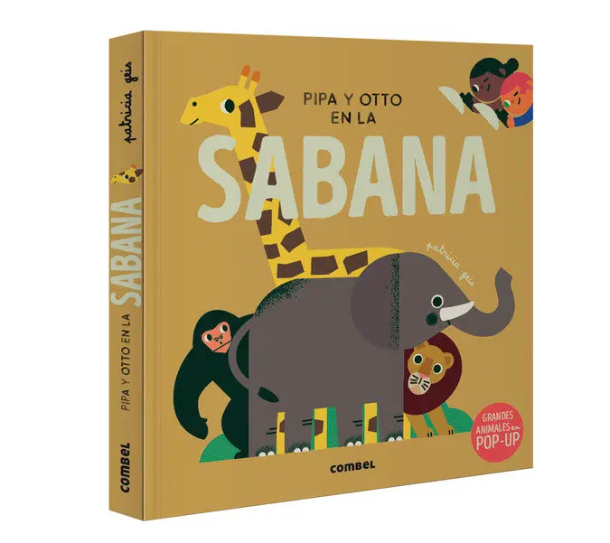 Pipa y Otto en la sabana (Pop-up) - Combel
