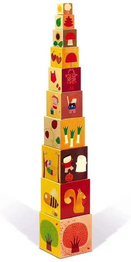 Piramide cuadrada las 4 estaciones - janod j02917