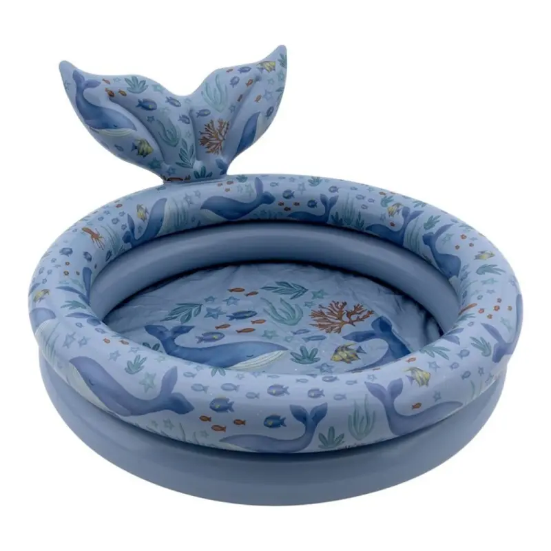 Piscina infantil con cola 80cm Océano Little Dutch