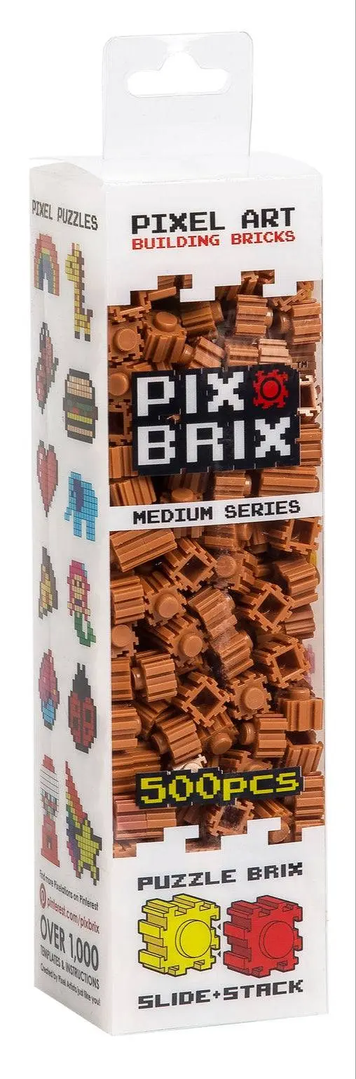 Pix Brix - Caja 500 piezas marrón