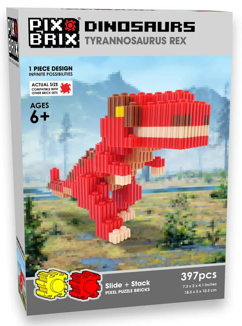 Pix Brix - Pack Tyranosaurio Rex